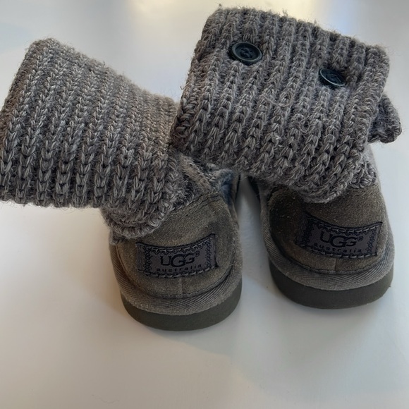 Ugg grey knitted boots - Picture 2 of 7